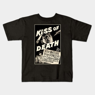 Kiss of Death (1947) Kids T-Shirt